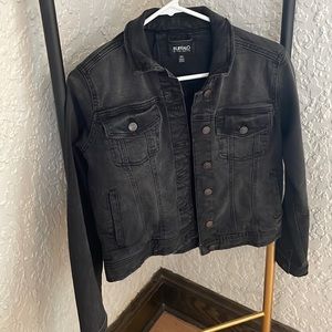 Buffalo David black Jean Jacket M